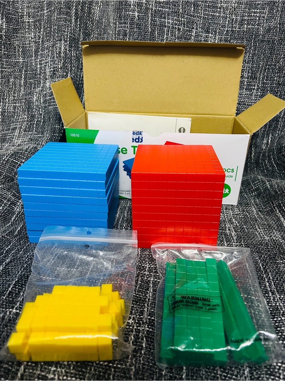 Edx Education Base Ten Set, early Math learning. - Picture 4 of 5